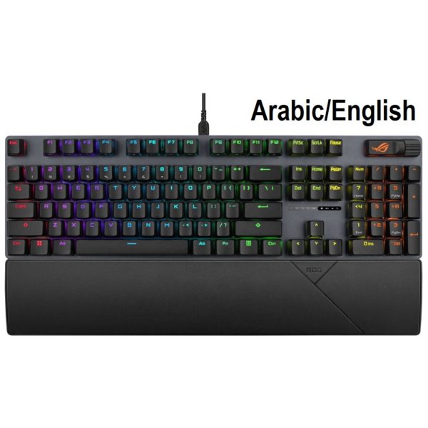 ASUS XA11 ROG Strix Scope II Gaming Keyboard, ROG NX Snow Switch, Black