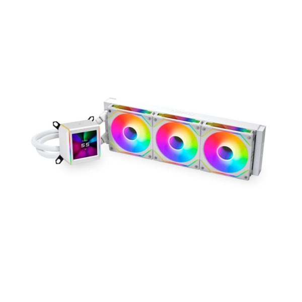 Lian Li Galahad GA II LCD SL-INF 360mm All-in-One CPU Liquid Cooler – White