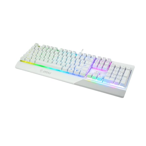 MSI VIGOR GK30 – White Gaming Keyboard, Arabic/English - Image 2