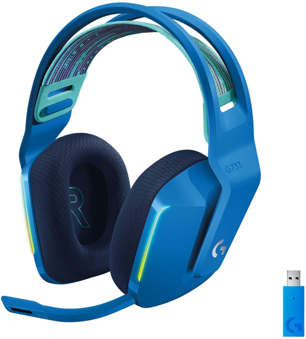 Logitech G733 LightSpeed Wireless Gaming Headset – Blue