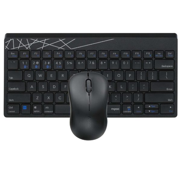 COMBO – MSI DS502 (Headset) + Rapoo 8000M Compact Bluetooth Wireless Combo (Keyboard & Mouse) - Image 2