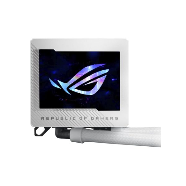 ASUS ROG RYUJIN III 360 ARGB White Edition Cooler System, Full Color 3.5” LCD Display - Image 2