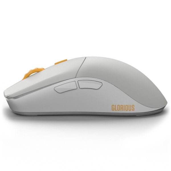 Glorious Forge Series One Pro Wireless Gaming Mouse Genos – Grey/Gold - Image 2