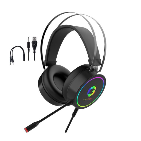 GameOn GOT200A Thunderstrike RGB Gaming Headset – Black