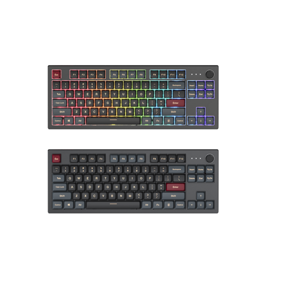 Montech MKey TKL Darkness Mechanical Gaming Keyboard, Yellow Switch