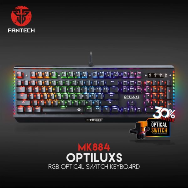 FANTECH MK884 Optiluxs RGB Optical Switch Keyboad