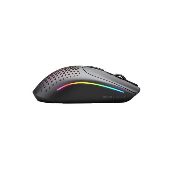 Glorious Model I 2 Wireless Wired Bluetooth Gaming Mouse, Ultralight Ergonomic, 75g – Black - Image 2