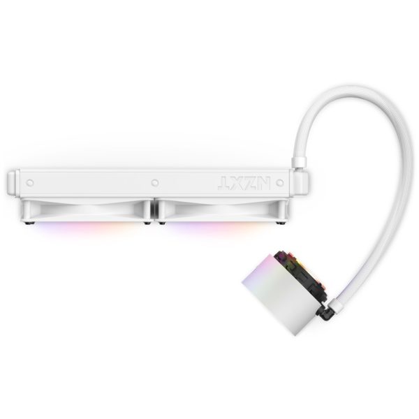 NZXT Kraken Elite 280 RGB All-in-One Liquid CPU Cooler (White) - Image 2