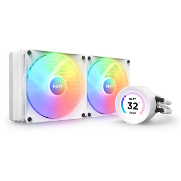 NZXT Kraken Elite 280 RGB All-in-One Liquid CPU Cooler (White)