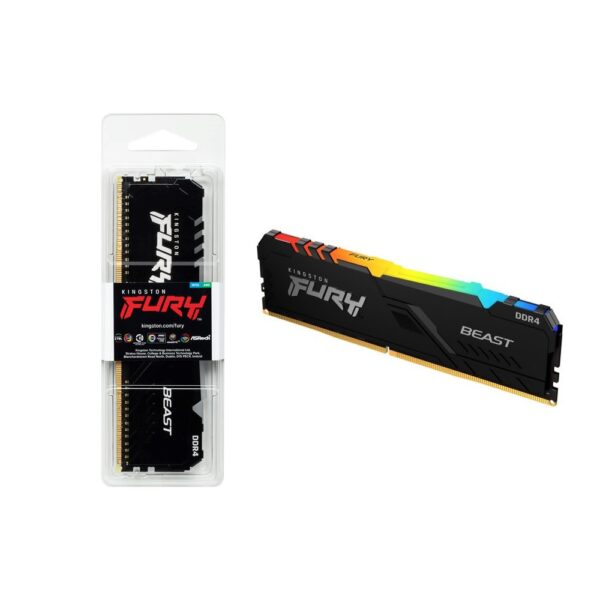 Kingston 8GB DDR4 3200MHz Fury Beast RGB Desktop RAM Single Module