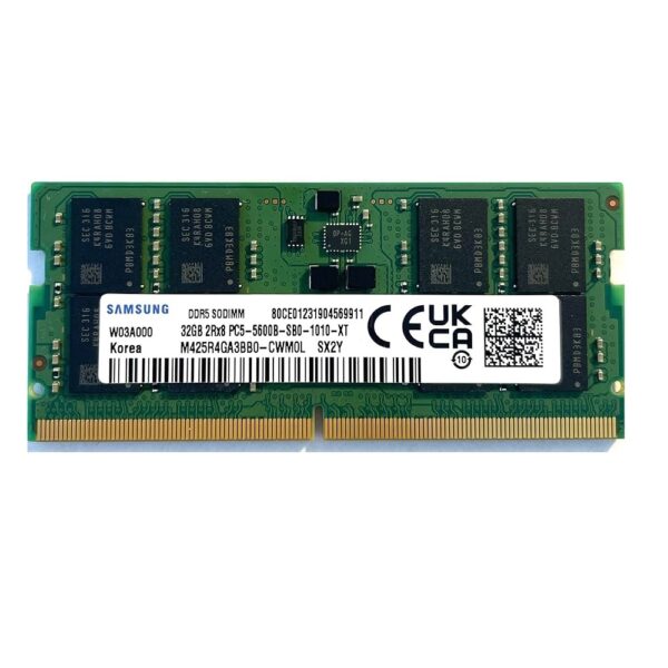 SAMSUNG 32GB 5600MHz DDR5 laptop RAM SODIMM Memory (OEM)