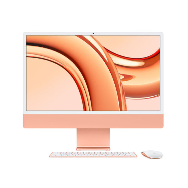 Apple iMac 24" M3 8-Core CPU 10-Core GPU 24GB RAM 512GB SSD (Eng/Arb KB) - Orange