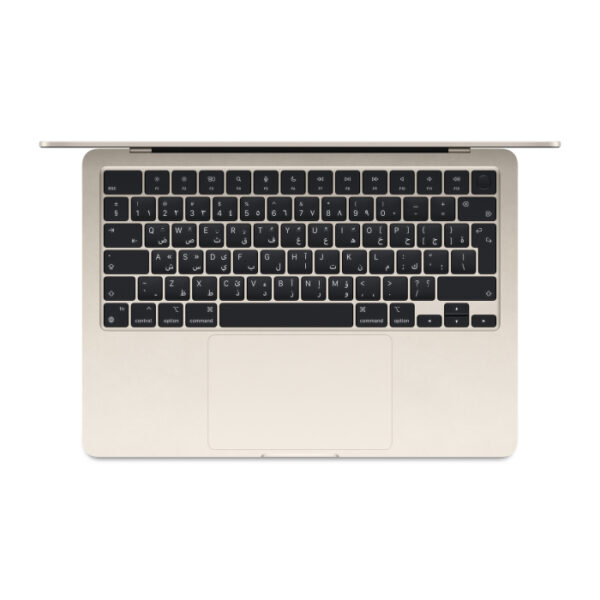 Apple MacBook Air 13" M3 Chip 8-Core CPU 8-Core GPU 8GB RAM 256GB SSD (English/Arabic Keyboard) - StarLight - Image 2