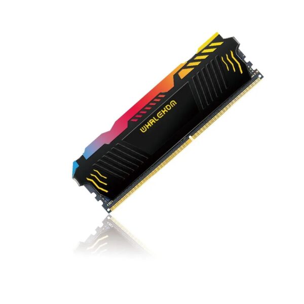 WHALEKOM 16GB 3600MHz DDR4 RGB RAM Memory Single Module – Black