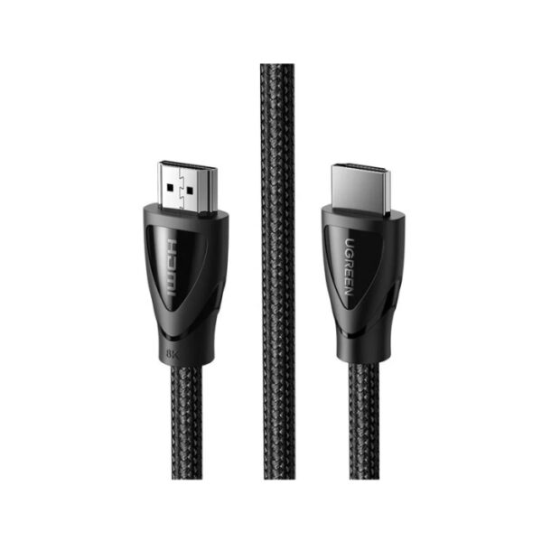 UGreen HDMI 8K Ultra HD High Speed Cable 2M Male to Male with Cotton Braided - Black