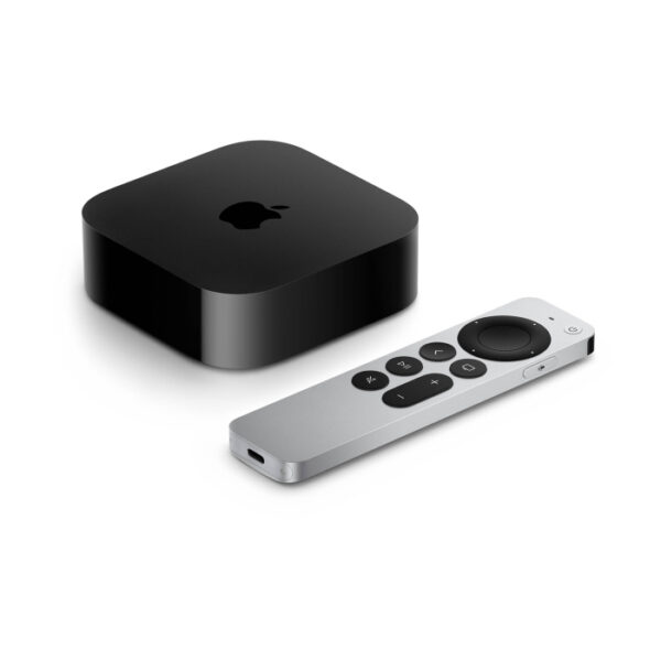 Apple TV 4K Wi‑Fi + Ethernet With 128GB Storage (3rd Generation) - Black/Silver