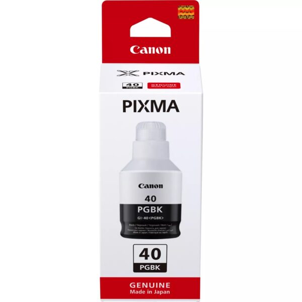 Canon GI-40 PGBK, High Yield, Ink Bottle, Black