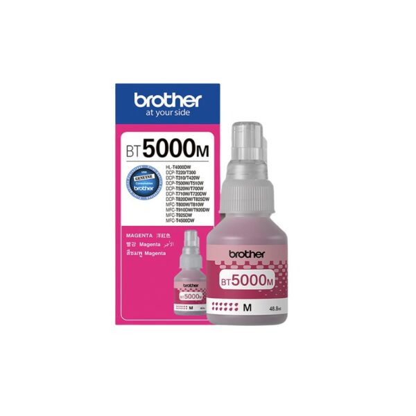 Brother BT5000M Magenta Ink Bottle – 48.8 ML