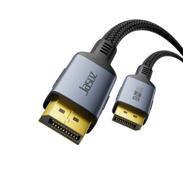 Jasoz A141 DP To DP 16K Version 2.1 DisplayPort Cable 80Gbps 4K@240Hz, 2m