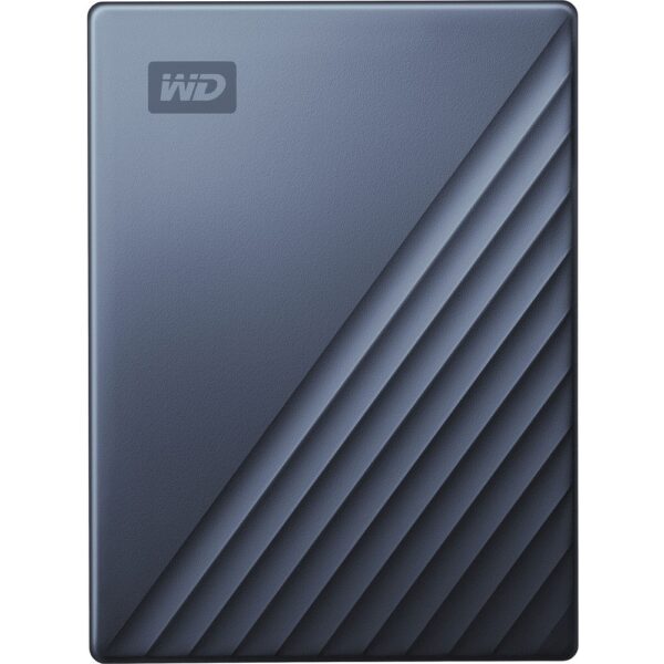 WD 5TB My Passport Ultra USB-C Portable HDD Metal Design, Blue