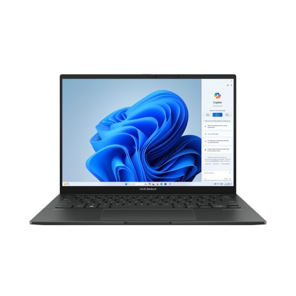 ASUS Zenbook 14 OLED (Q415) OLED Ultrabook Laptop, Intel Core Ultra 5, 8GB RAM, 512GB SSD, FHD 14″ Touch , Windows 11 – Jasper Gray