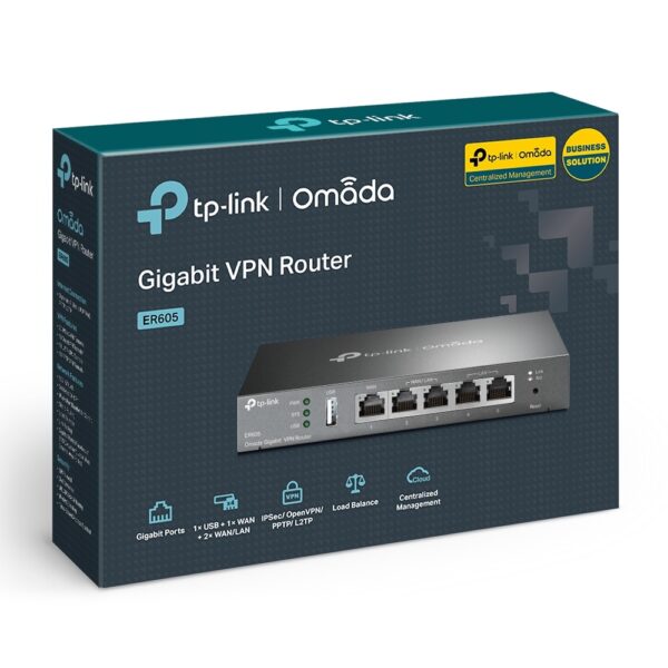 TP-Link ER605 Omada Gigabit VPN Router, Load balance