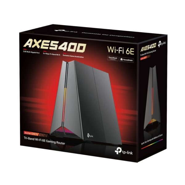 TP-Link GXE75 AXE5400 Tri-Band WiFi 6E Gaming Router