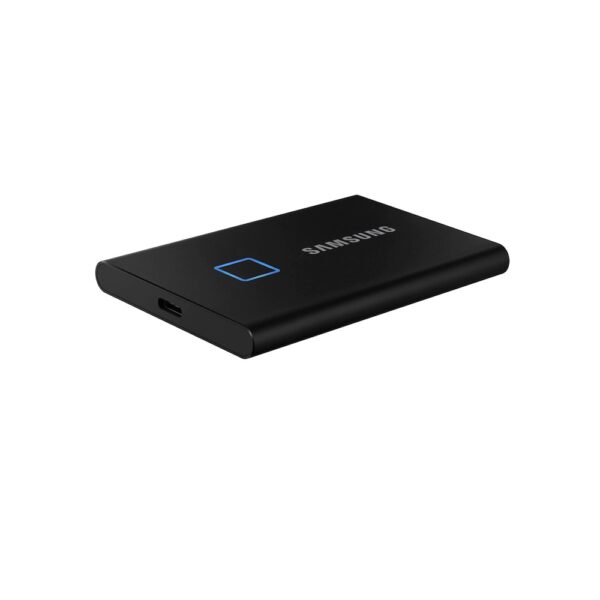 SAMSUNG 1TB T7 Touch Portable SSD USB-C, Black – 1050MB/s