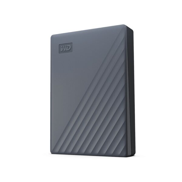 WD 6TB My Passport Works with USB-C Portable HDD, Silicon Grey