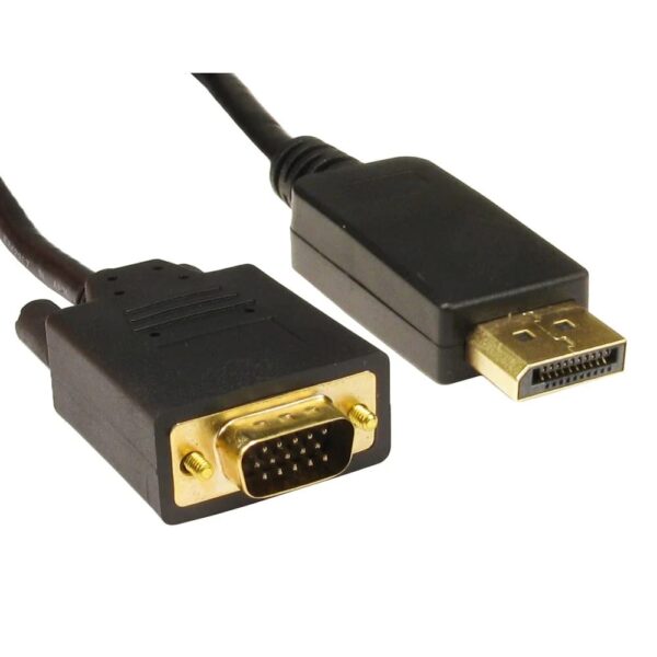 DisplayPort to VGA Cable, DP to VGA – 1.5m