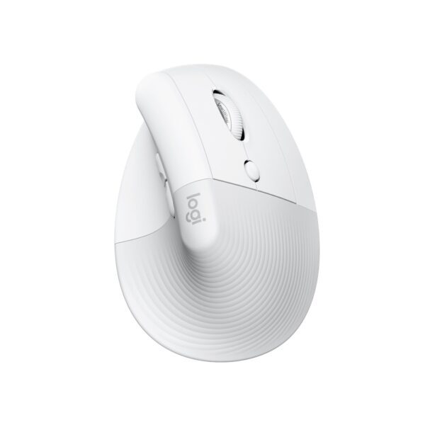 Logitech Lift Vertical Ergonomic Mouse, Wireless, Bluetooth – Off-white