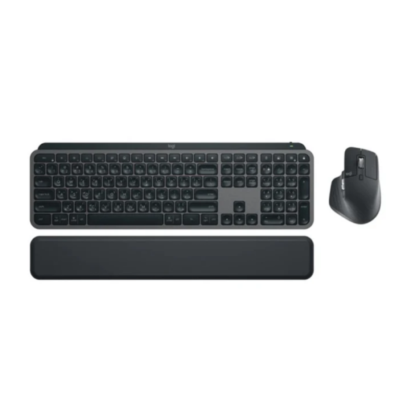 Logitech MX KEYS S COMBO (3in1) MX Master, 3S MX Keys & MX Palm Rest (Arabic/English) - Graphite