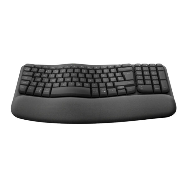 Logitech Wave Keys Wireless Bluetooth Keyboard (English/Arabic) - Black - Image 2