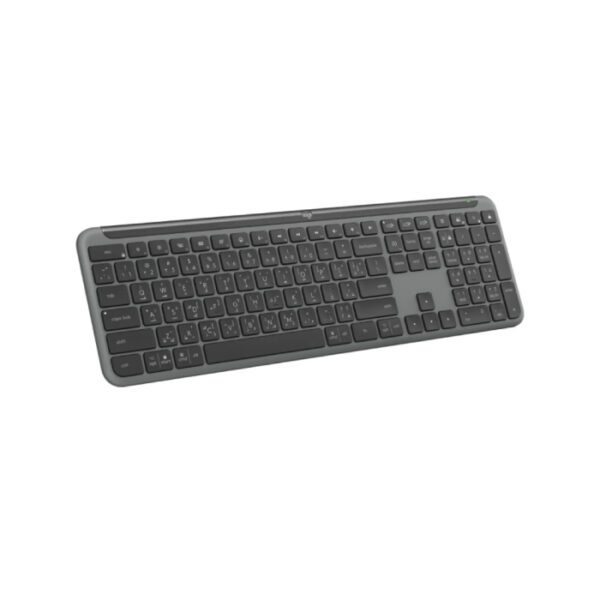 Logitech Signature Slim K950 Full Size Wireless & Bluetooth Keyboard (English/Arabic) - Black - Image 3