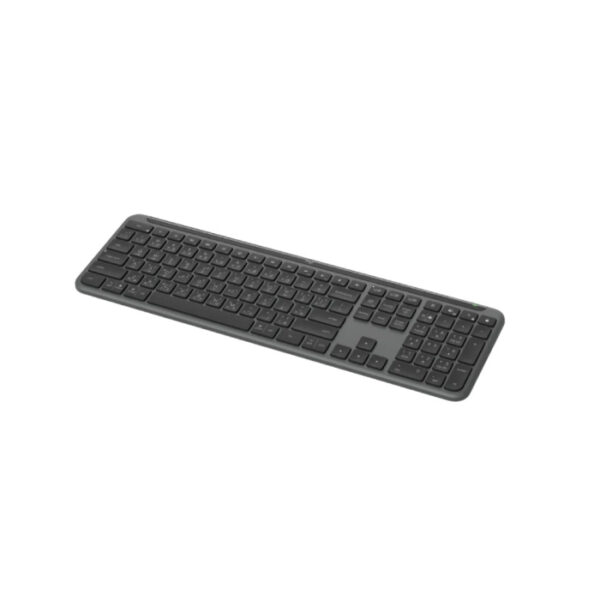 Logitech Signature Slim K950 Full Size Wireless & Bluetooth Keyboard (English/Arabic) - Black - Image 4