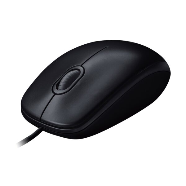 Logitech M100 Corded full size Comfort USB Mouse – Black (Cable) - Image 2