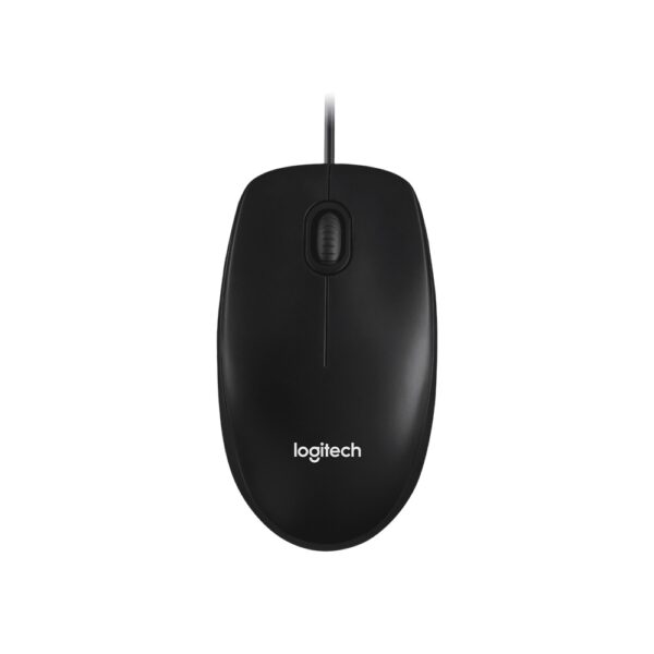 Logitech M100 Corded full size Comfort USB Mouse – Black (Cable)