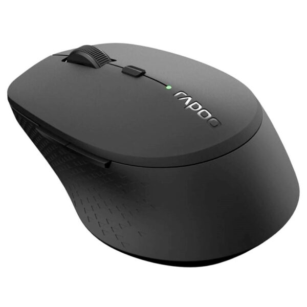 Rapoo M300 Silent Wireless Bluetooth Multi-mode Mouse, Dark Grey - Image 2