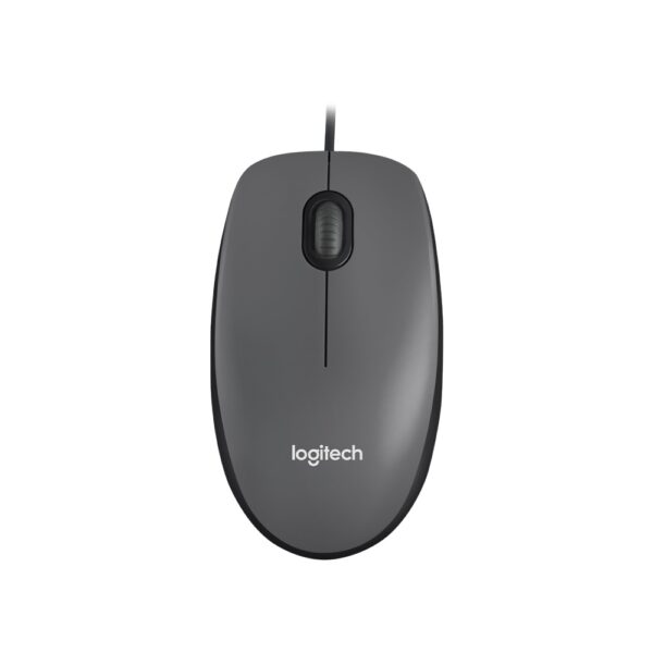 Logitech M90 USB Mouse (Dark Grey)