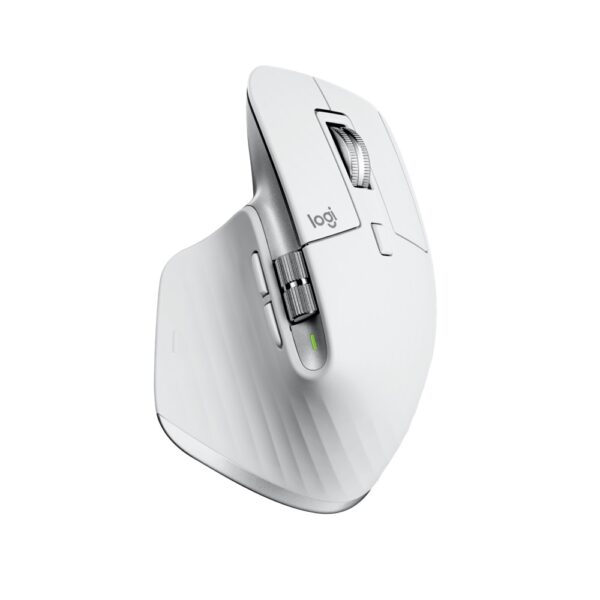 Logitech MX Master 3S for Mac Wireless Bluetooth Performance Mouse – Pale Gray - Image 2