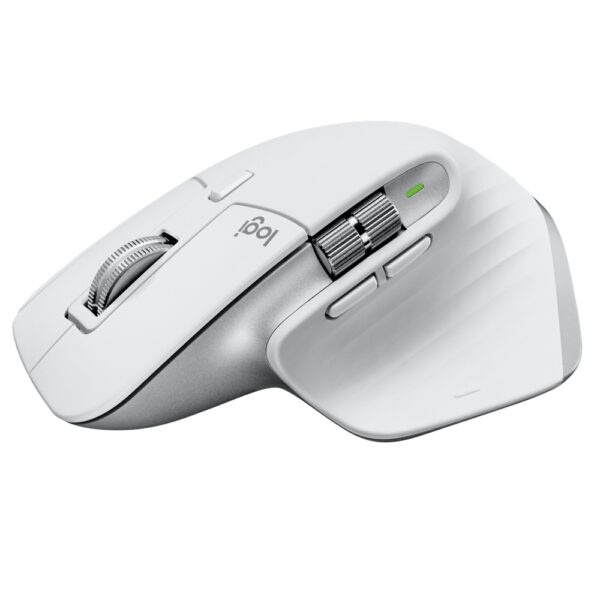 Logitech MX Master 3S for Mac Wireless Bluetooth Performance Mouse – Pale Gray - Image 3