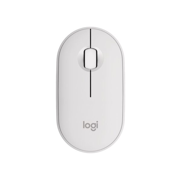 Logitech M350s Pebble Mouse 2 Slim Bluetooth Mouse – White