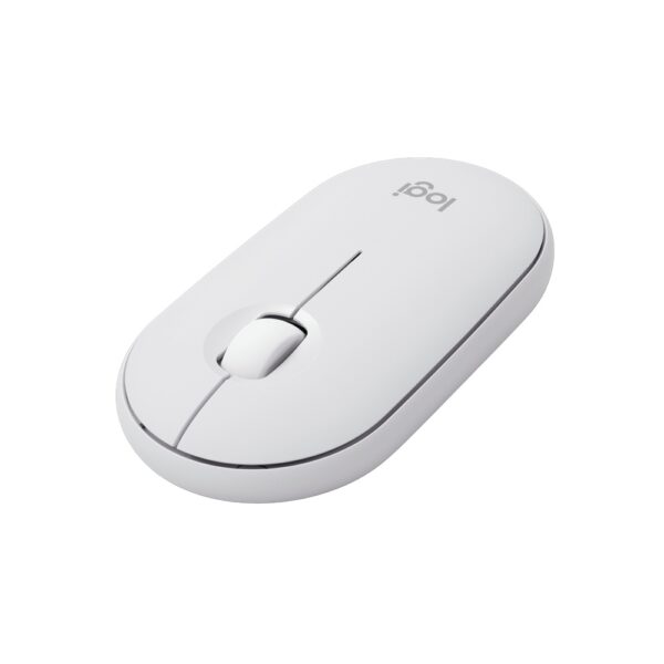 Logitech M350s Pebble Mouse 2 Slim Bluetooth Mouse – White - Image 3