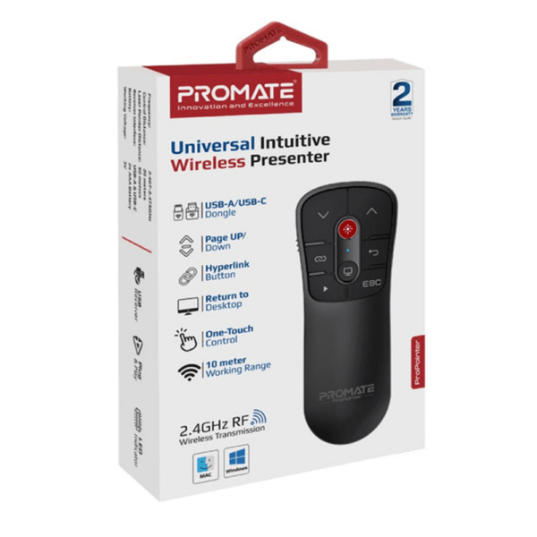 Promate ProPointer – Universal Intuitive Wireless Presenter - Image 2