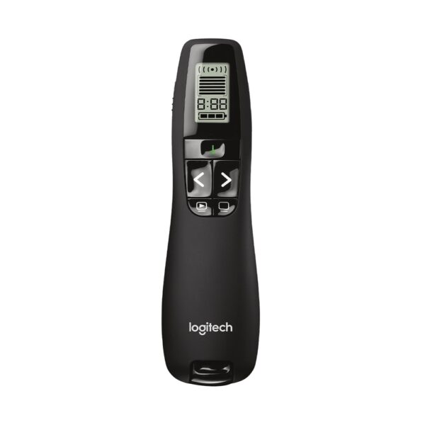 Logitech R800 Wireless Presenter Green Laser LCD Display, 30m