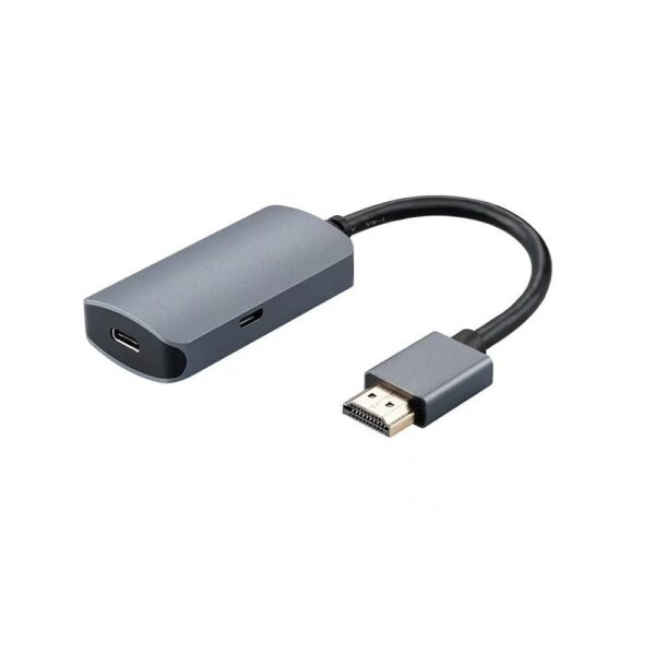 QGeeM HDMI Male to USB-C Female Adapter Converter