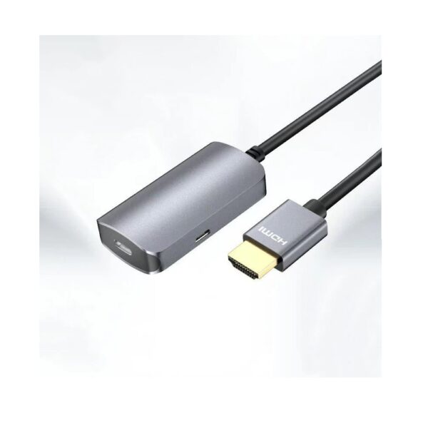 QGeeM HDMI Male to USB-C Female Adapter Converter - Image 3