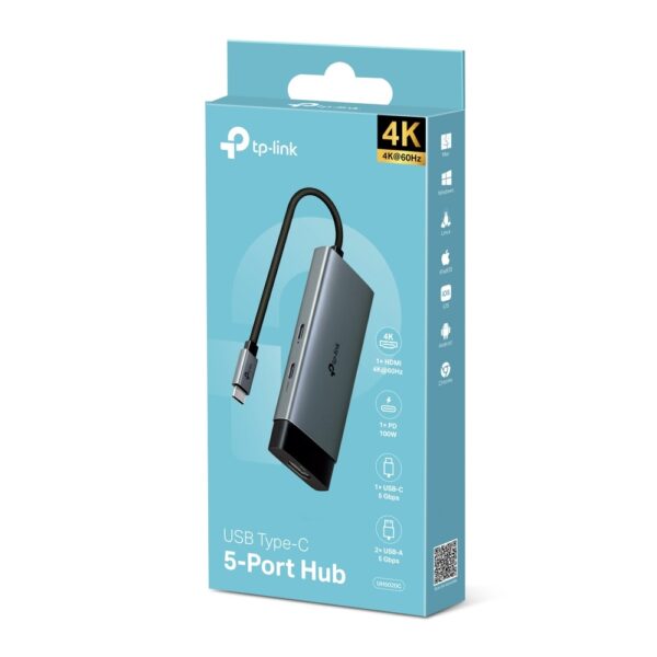 TP-Link UH5020C USB-C 5 in 1 Hub HDMI 4K @60Hz