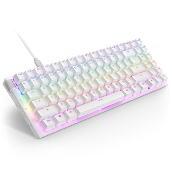 NZXT FUNCTION 2 MINI TKL Wired Optical Gaming Keyboard - White - Image 2