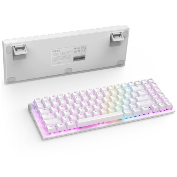 NZXT FUNCTION 2 MINI TKL Wired Optical Gaming Keyboard - White - Image 4